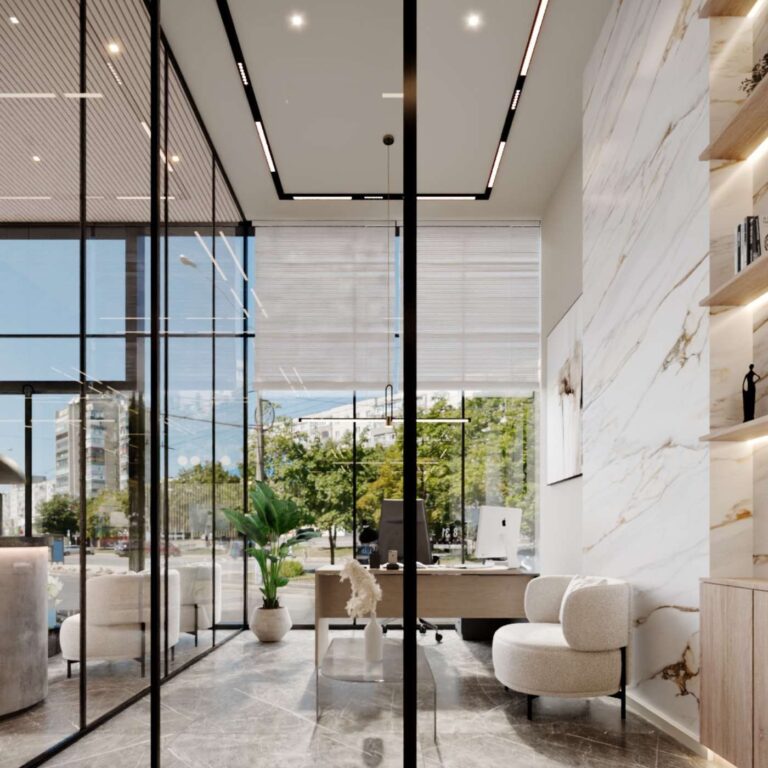 Commercial interior design project